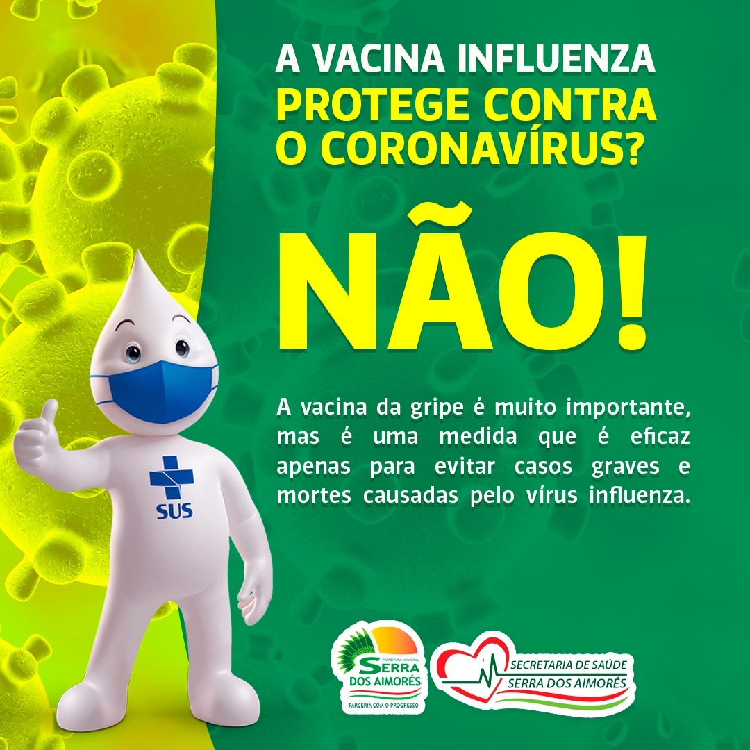 Campanha Influenza Protege Contra o Coronavírus?