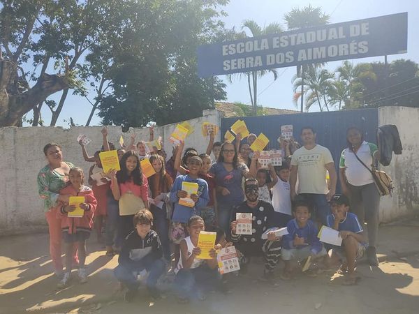 Hoje dia 05/08/2022 ( sexta-feira)foi realizada ação educativa com o tema ‘Combate à Dengue’ na Escola Estadual de Serra dos Aimorés ( Turma).