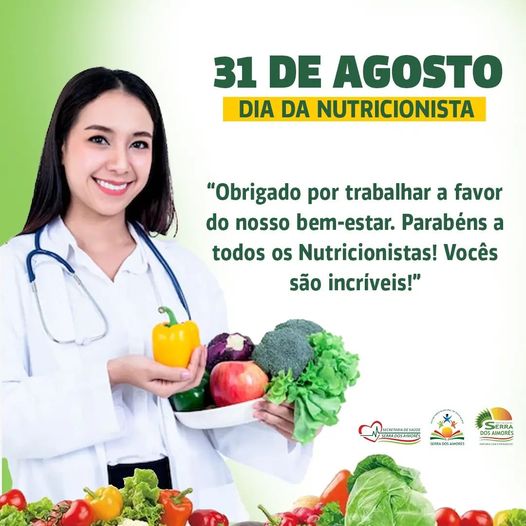 31 de agosto “Dia da Nutricionista”