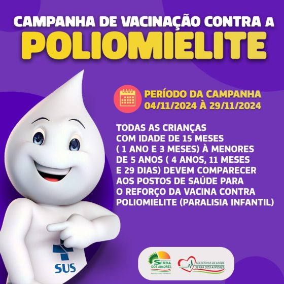 Camapanha de Vacinação contra a Poliomielite