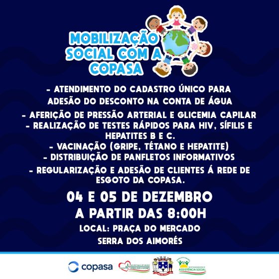 Mobilicação Social com a Copasa